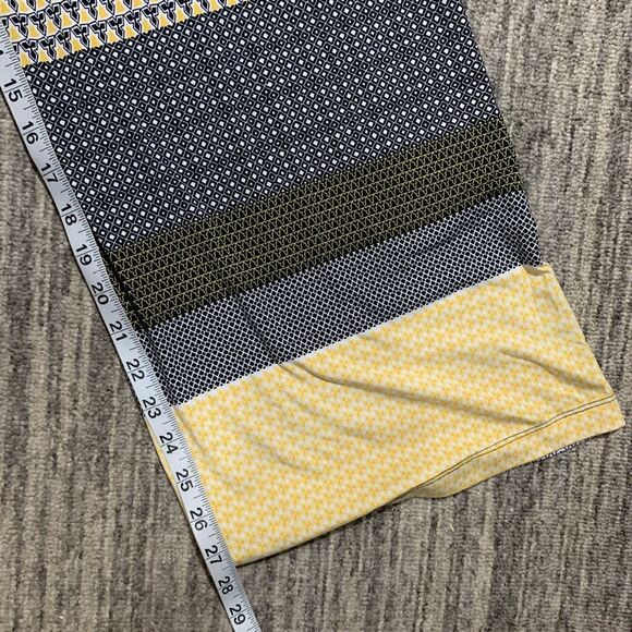 No Brand Women Small Multicolored Knit Palazzo Wide Legs Pants Butter‎ Yellow - Picture 5 of 6